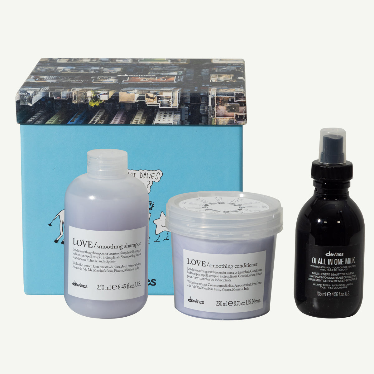 LOVE Smoothing + OI giftset 1  Davines
